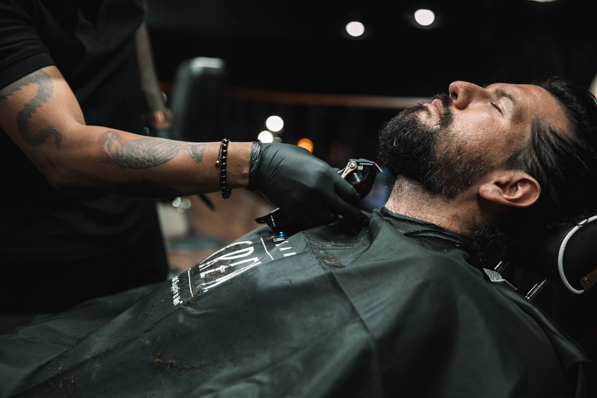 Professional beard grooming techniques